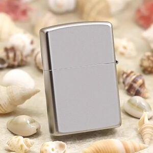 Zippo Original Windproof 205 Classic Satin Chrome Lighter