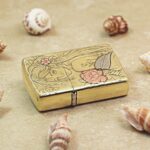 KZ509 Flower Fairy portrait and blossom engraving, side panel view