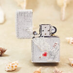 Zippo Full Crystal Angel Wings Jacket Lighter – alternate view 2