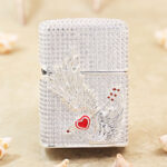Zippo Full Crystal Angel Wings Jacket Lighter