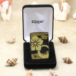 Japanese Zippo Maki-e urushi botanical gold leaf lighter – alternate view 6