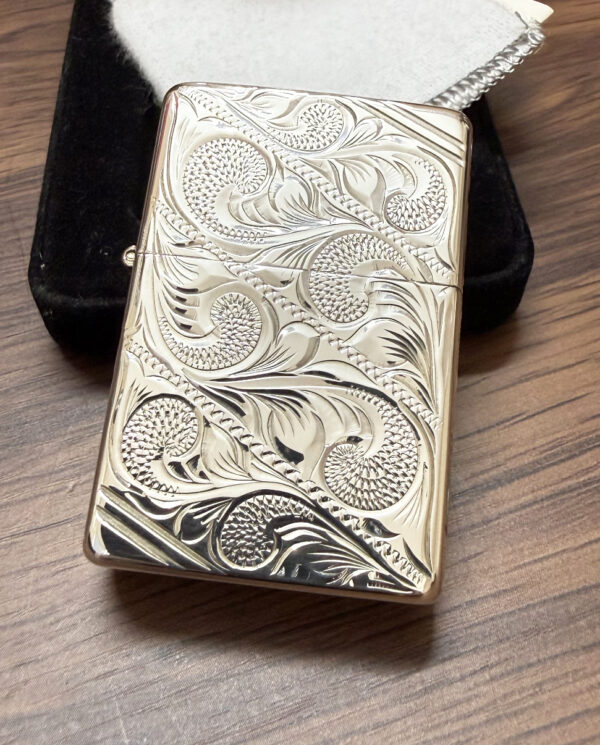 Zippo14RegularSterlingSilverArabesque