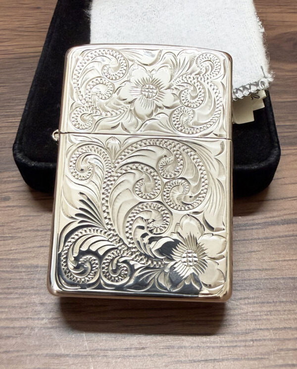 Zippo15SterlingSilverRegularArabesque