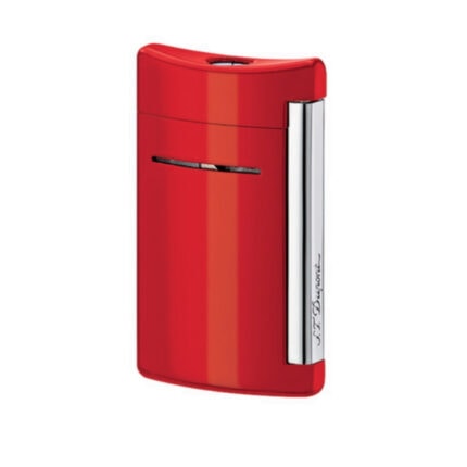 S.T. Dupont MiniJet Fiery Red and chrome torch lighter 010029