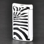 S.T. Dupont MiniJet Black and White Zebra torch lighter 010072