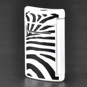 S.T. Dupont MiniJet Black As White Zebra Torch Flame Lighter 10072