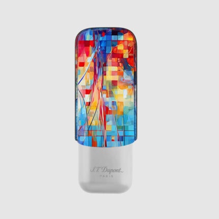 S.T. Dupont Graff'ty multicolor 2-cigar case 183244 front view