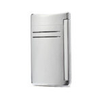 S.T. Dupont MaxiJet 020157N chrome grid torch lighter front view