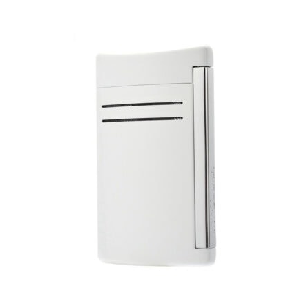 S.T. Dupont MaxiJet 020159N optic white torch lighter front view