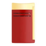 S.T. Dupont MaxiJet 020174 burgundy and gold torch lighter front view
