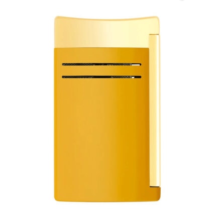 S.T. Dupont MaxiJet 020175 honey and gold torch lighter front view