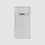 S.T. Dupont Biggy Silver Diamond Head Lighter 025010 rear view