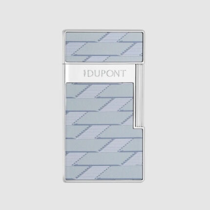 S.T. Dupont Biggy Grey Monogram 1872 Lighter 025080 front view