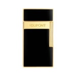 S.T. Dupont Biggy Black Lacquer and Gold lighter 025222