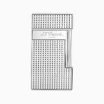 S.T. Dupont Slimmy Diamond-Point silver torch lighter 028010