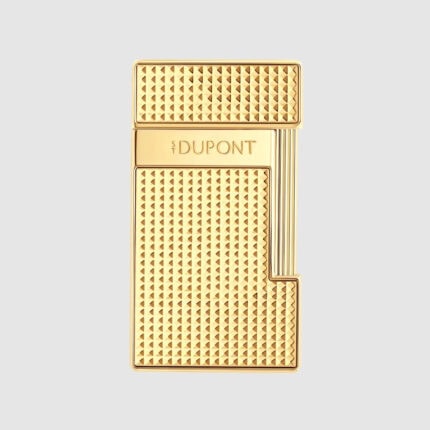 S.T. Dupont Slimmy Diamond-Point Gold torch lighter 028119