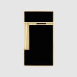 S.T. Dupont Slimmy Black Lacquer and Gold torch lighter 028222 — additional product view 2