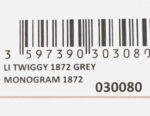 S.T. Dupont Twiggy Monogram 1872 grey and silver lighter 030080 – product view 4