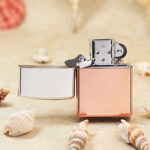 Zippo Bimetal Sterling Silver Lid Copper Lighter 48694 – detail 3