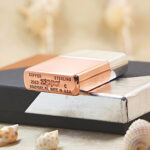 Zippo Bimetal Sterling Silver Lid Copper Lighter 48694 – detail 6
