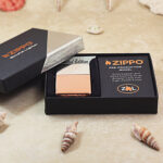 Zippo Bimetal Sterling Silver Lid Copper Lighter 48694 – detail 7
