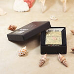 KZ371 dragon-scale brass Zippo Armor lighter in an open presentation box