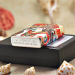 Zippo Masked Beauty with Solar Eclipse full-wrap color lighter – alternate view 5