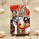 Zippo Masked Beauty with Solar Eclipse full-wrap color lighter