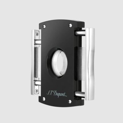S.T. Dupont MaxiJet black and chrome cigar cutter 003265
