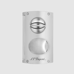 S.T. Dupont Silver V-Cut & Double Blade Cigar Cutter 003418