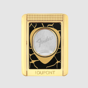 S.T. Dupont Cigar Cutter With Stand Fender Black & Gold 003445