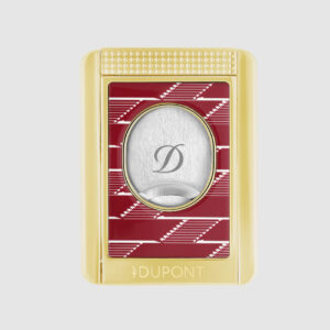 S.T. Dupont Cigar Cutter With Stand Monogram 1872 Burgundy 003478