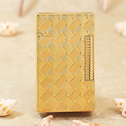 Karl Wieden KW-T021030A Gold-Tone Dream Weaver butane lighter product gallery photograph 1