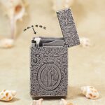 Karl Wieden KW-T0211D Antique Silver Constantine lighter product gallery photograph 3
