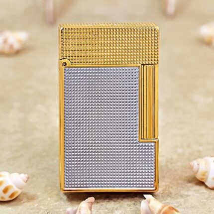 Karl Wieden KW-T02U two-tone Paris Nails petrol lighter front view