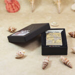 KZ134 Vintage Windy five-side Zippo Armor lighter in an open presentation box