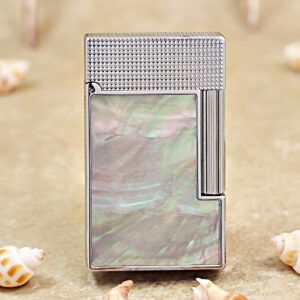 Karl Wieden Line 2 Cling Sound Mother Of Pearl Silver Lighter