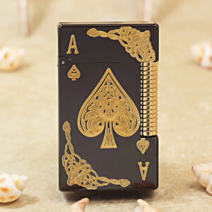 Karl Wieden Line 2 Cling Sound Black ice Ace of Spades Lighter