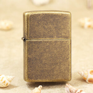 Zippo Classic Antique Brass Lighter 201FB