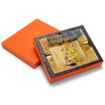 CigarLoong CA-007 Large Painted Two-Cigar Ceramic Ashtray - Image 3