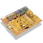 CigarLoong CA-007 Large Painted Two-Cigar Ceramic Ashtray - Image 6