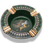 CigarLoong CL-021 horse motif four-cigar ceramic ashtray, alternate product view 5