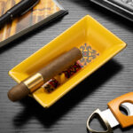 CigarLoong CL-022 slim single-cigar ceramic ashtray, alternate product view 1