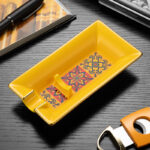 CigarLoong CL-022 slim single-cigar ceramic ashtray, alternate product view 2