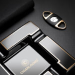 CigarLoong CL-005 maze motif four-cigar ceramic ashtray, alternate product view 3