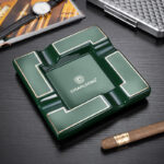 CigarLoong CL-005 maze motif four-cigar ceramic ashtray, alternate product view 7