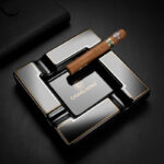 CigarLoong CL-005 maze motif four-cigar ceramic ashtray