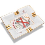 CigarLoong CL-014 rectangular Opus X motif four-cigar ceramic ashtray, alternate product view 5