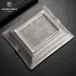 CigarLoong CL-015 solid-color two-cigar ceramic ashtray, alternate product view 3