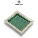 CigarLoong CL-015 solid-color two-cigar ceramic ashtray, alternate product view 6